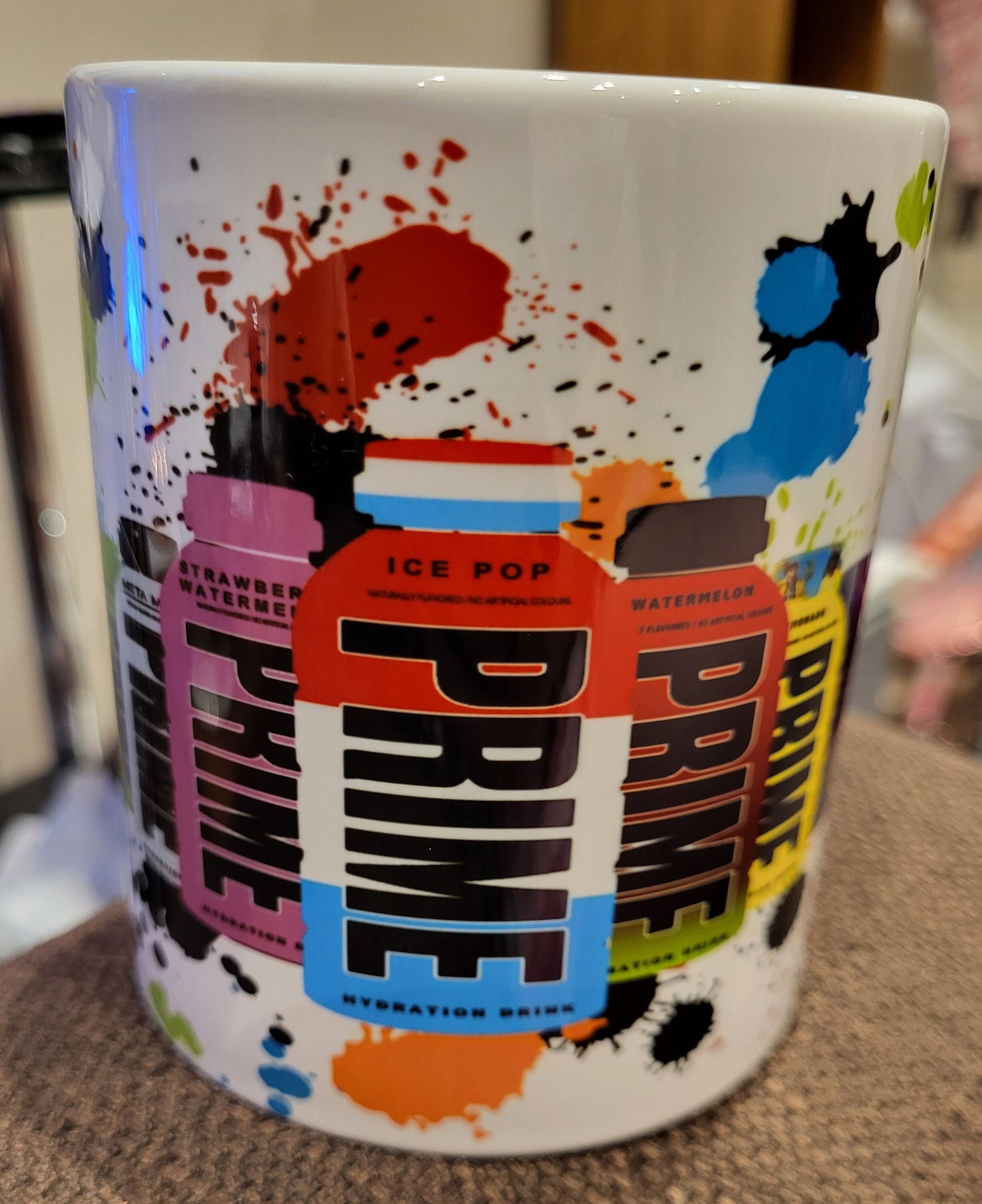 PRIME Hydration Drink Mug - Ice Pop, Strawberry Watermelon. Collectible Merchandise!