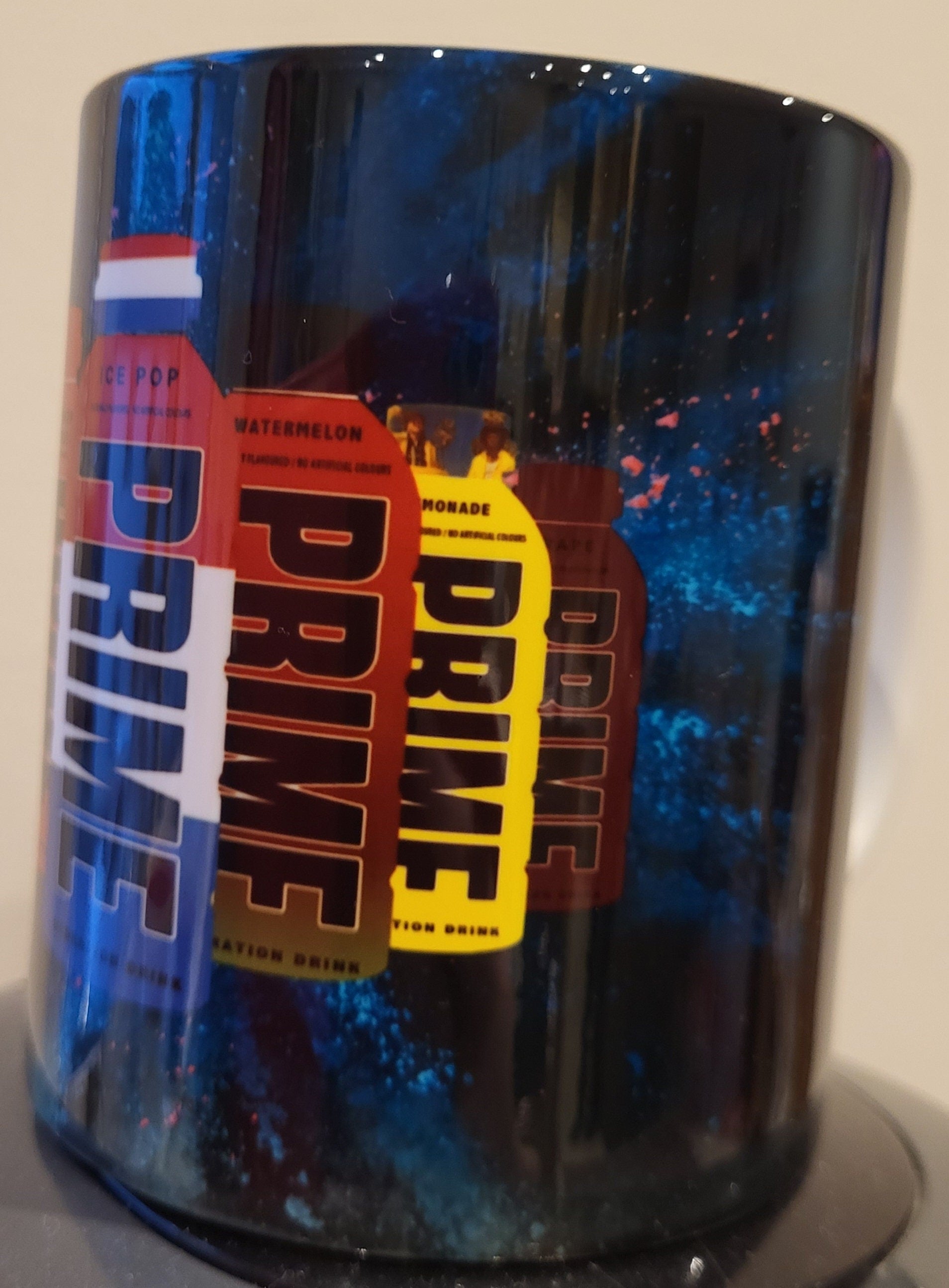 Prime Hydration Drink Mug - Ice Pop, Watermelon, Lemonade Flavors - Galaxy Themed Collectible