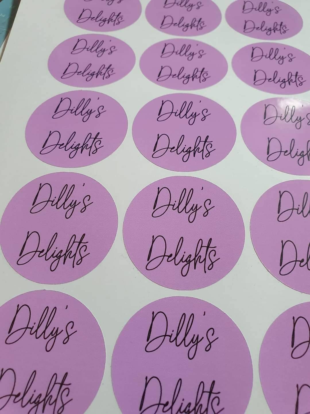Custom logo stickers | business logo stickers | logo labels | custom stickers | business stickers | personalised stickers | made to order