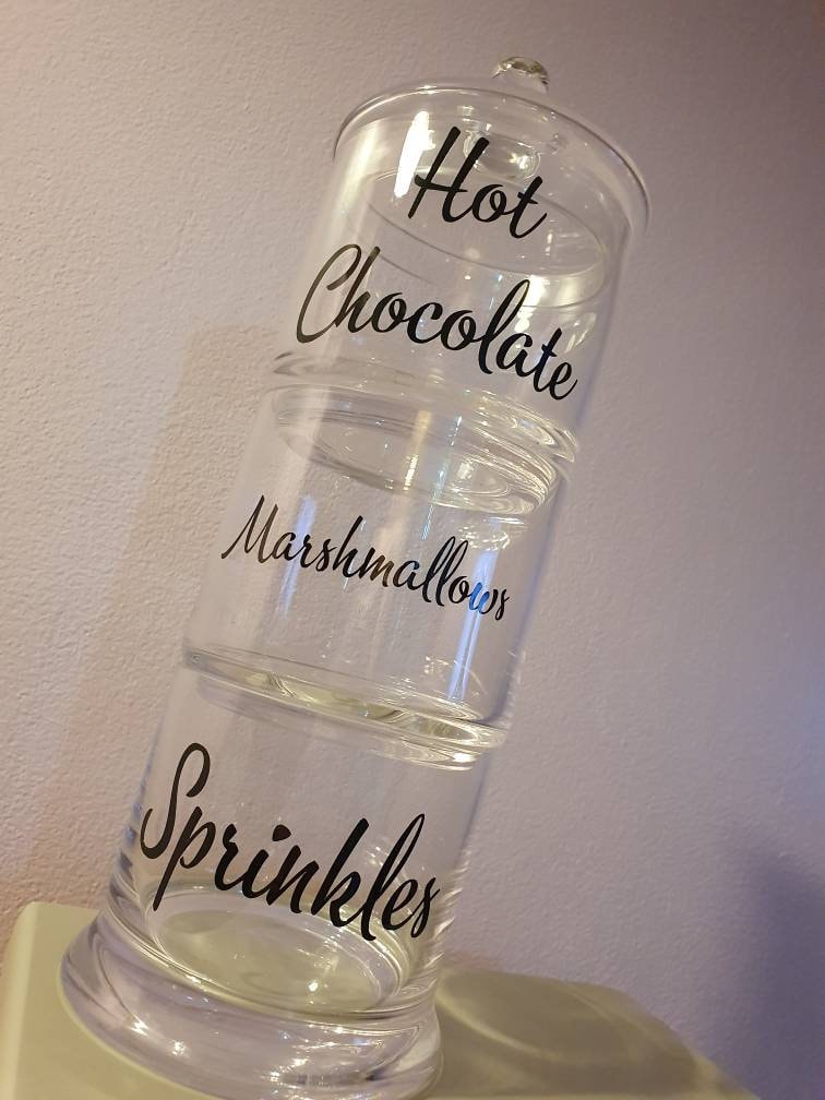 Hot chocolate station decals only | decals | labels | organisation | hot chocolate station labels