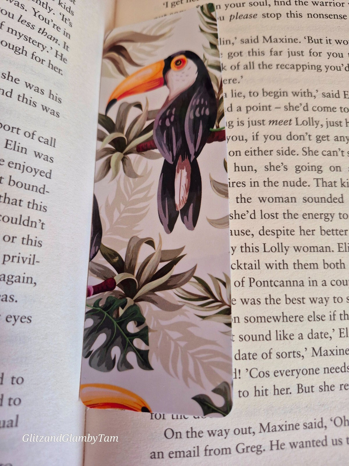 Toucan Bookmark: Tropical Bird, Book Lover Gift, Cute Reader Accessory