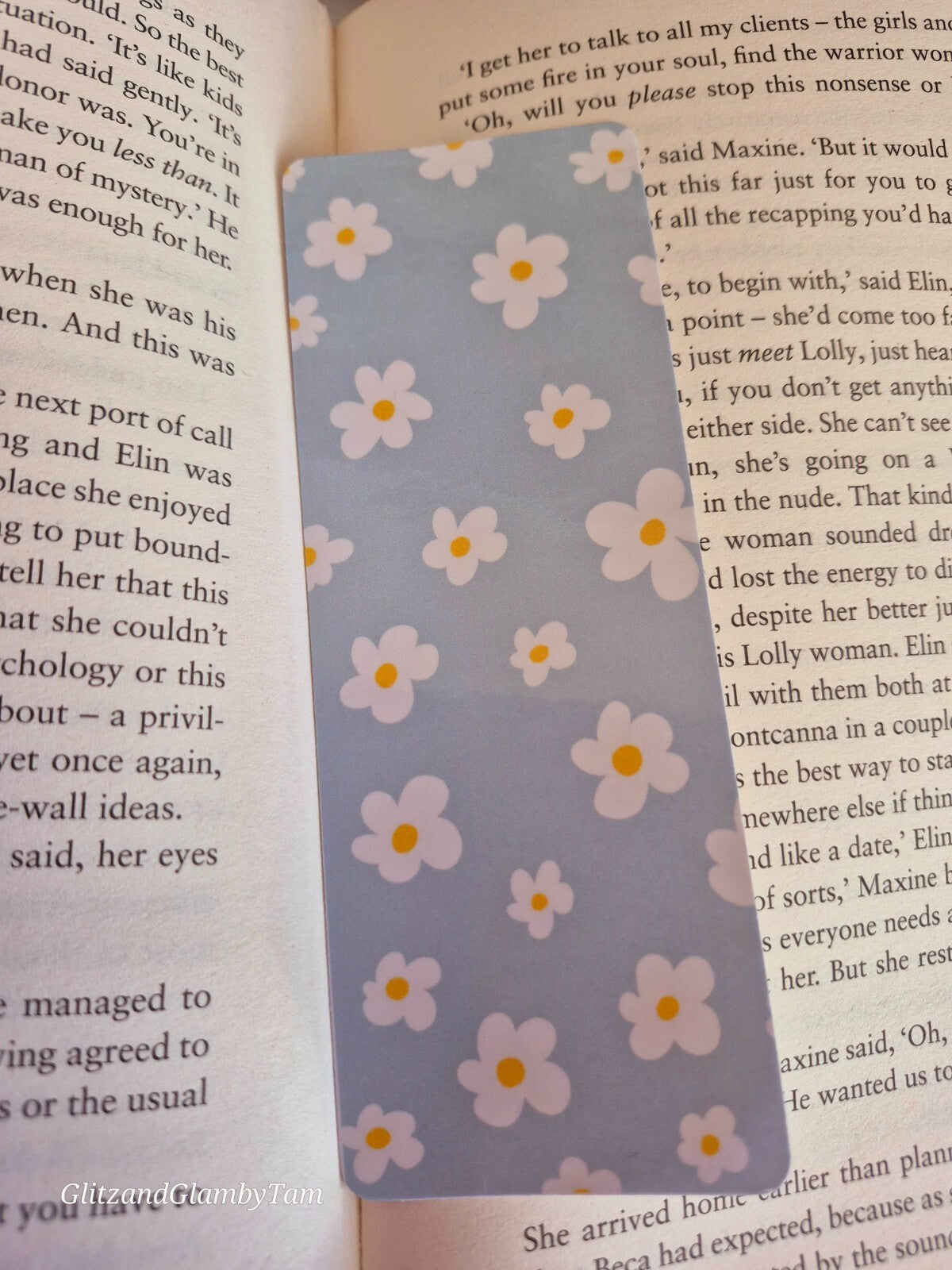Dasiy Bookmark ,Book lover gift , cute book mark , birthday valentine small gift