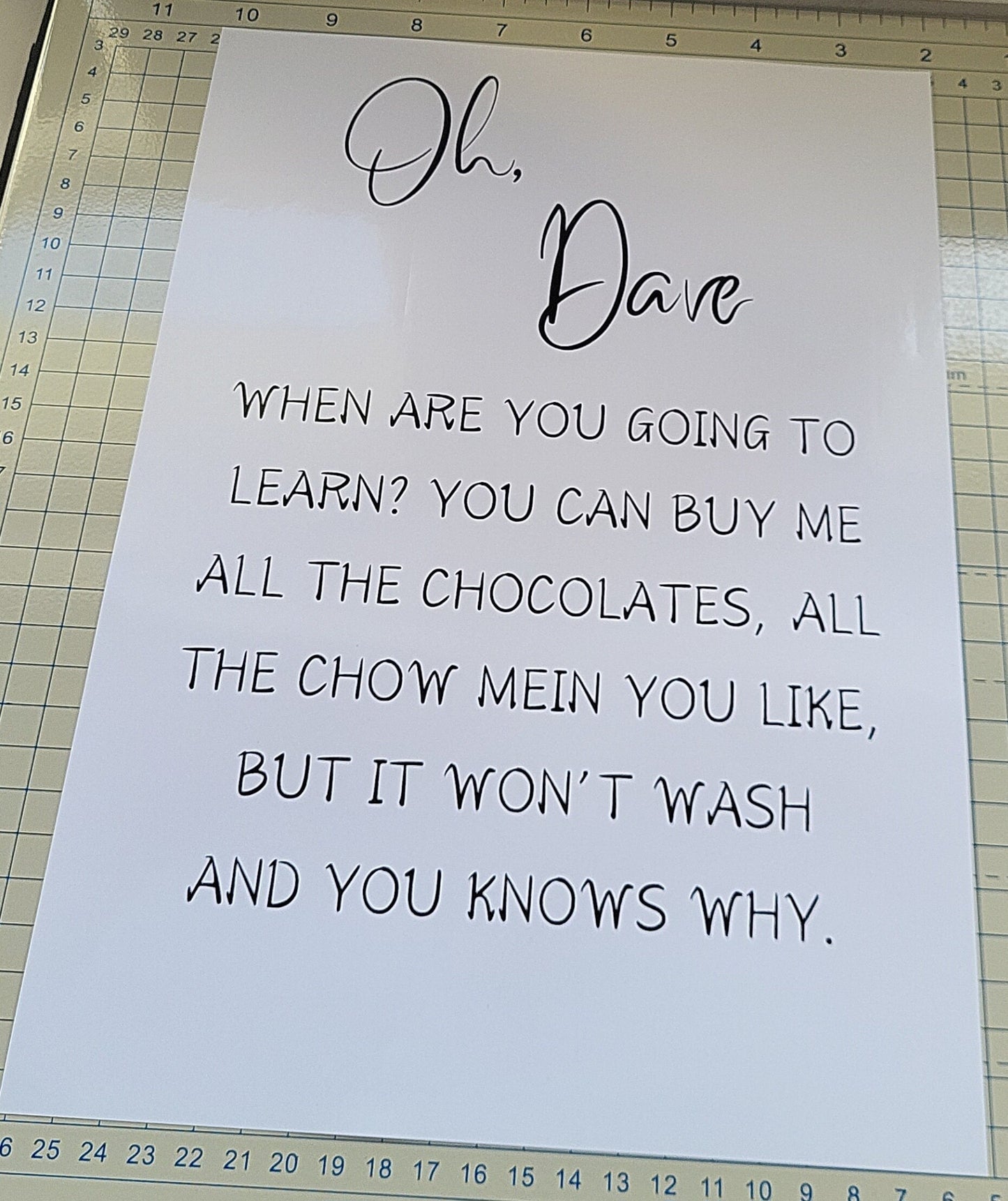 Gavin and Stacey quoted A4 Print, Nessa quote