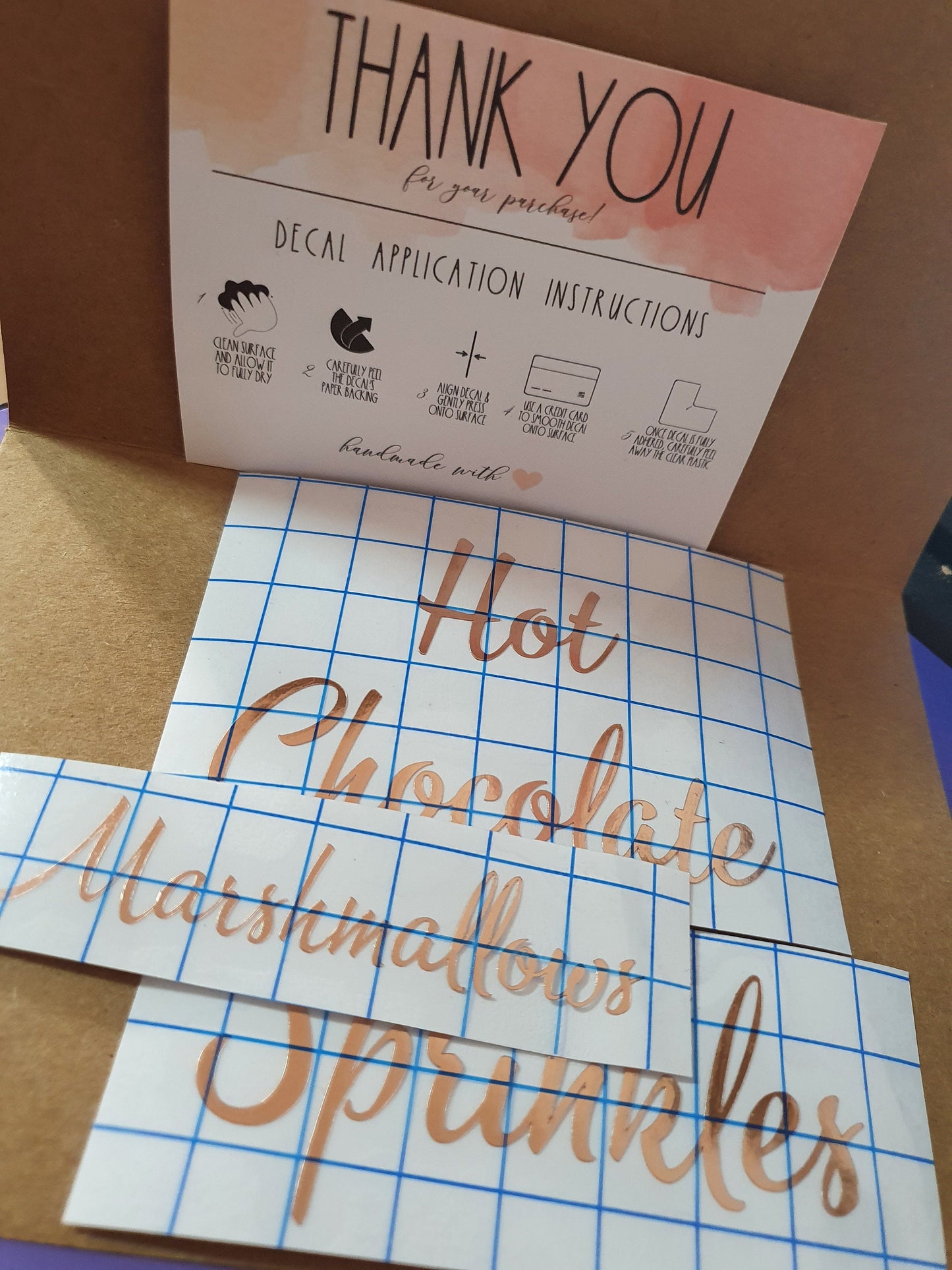 Hot chocolate station decals only | decals | labels | organisation | hot chocolate station labels