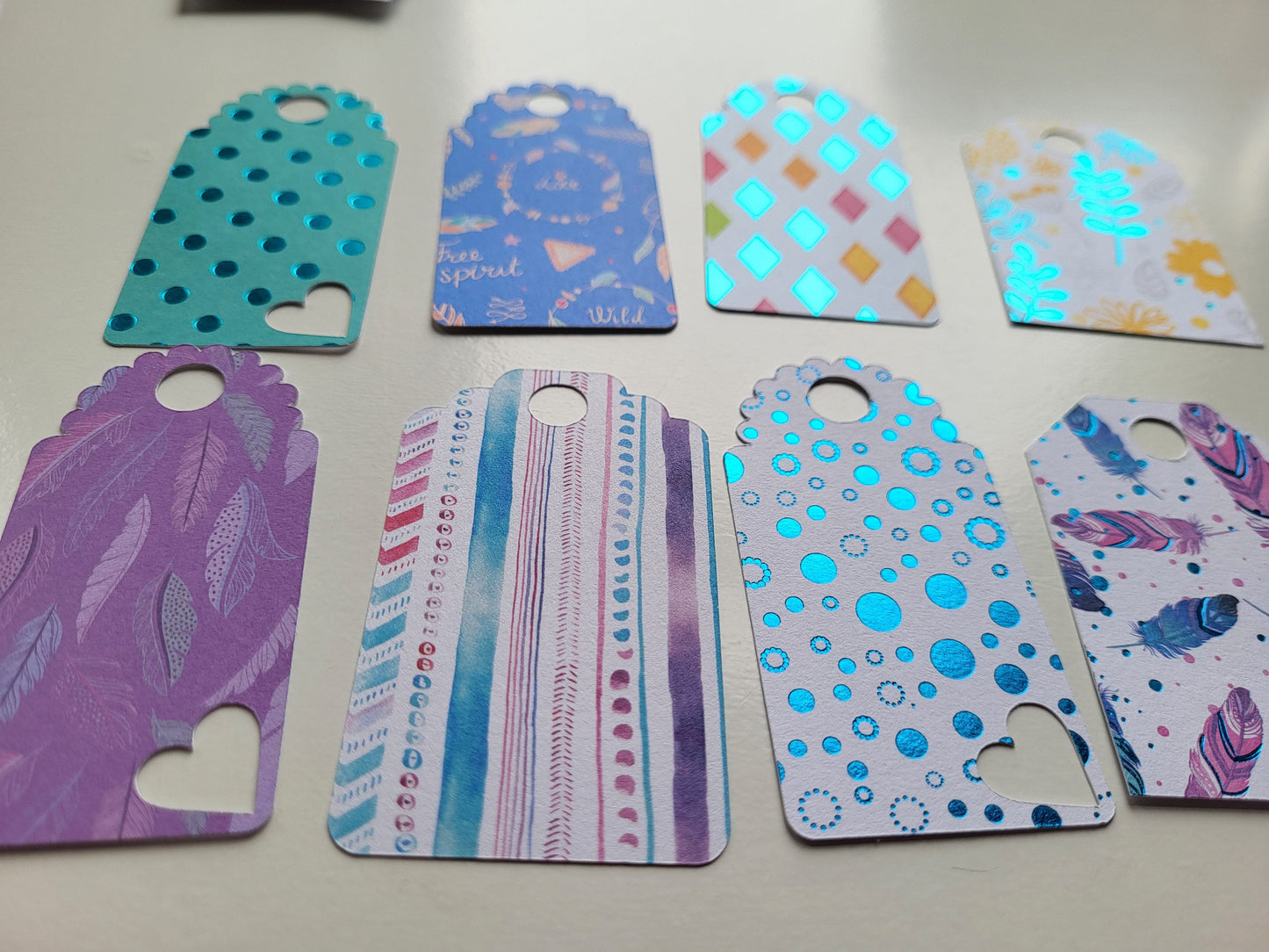 Handmade gift tags pack of 7 / birthday gift tags / gift tag bundle / birthday / handmade tags / any occasion / pretty gift tags