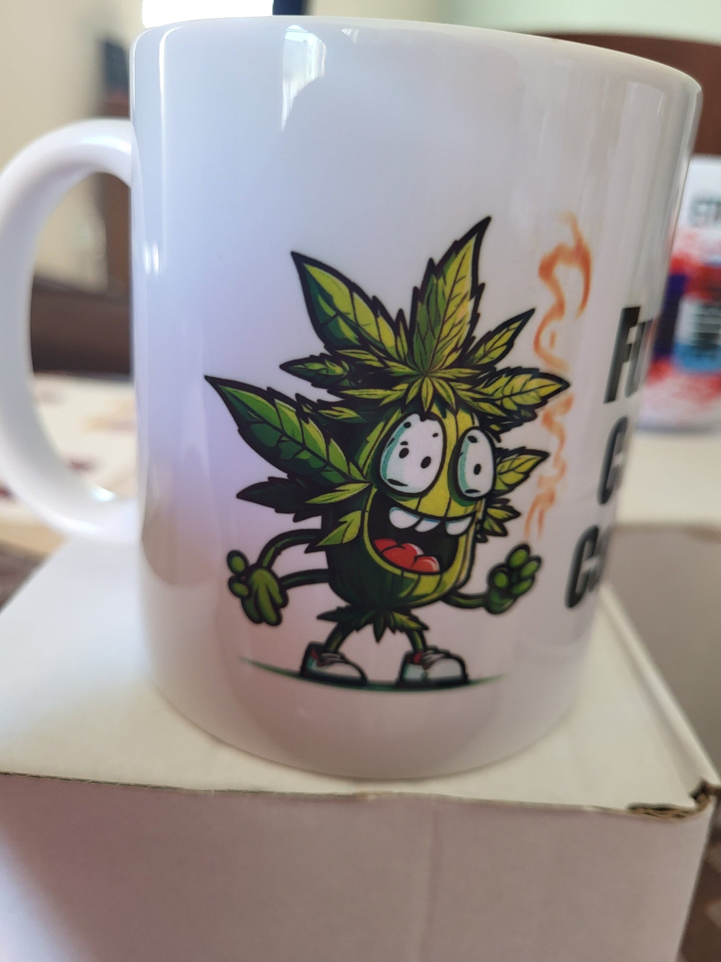 Funny weed cannabis smoker mug,Ceramic Novelty,Mug,Funny Gift.Coffee, Tea, cup. Birthday gift.Christmas gift, toker gift smoker gift.