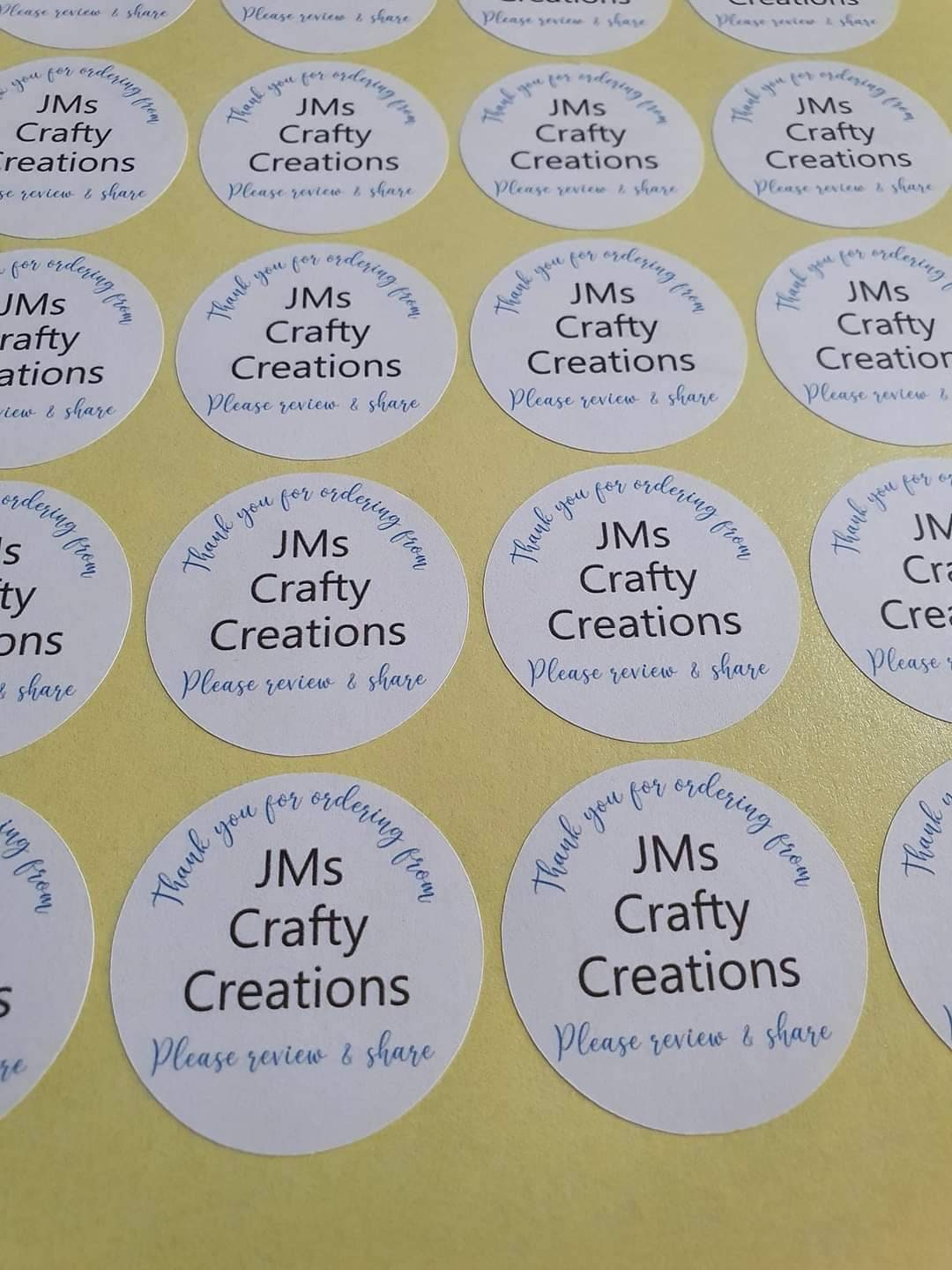 Custom logo stickers | business logo stickers | logo labels | custom stickers | business stickers | personalised stickers | made to order