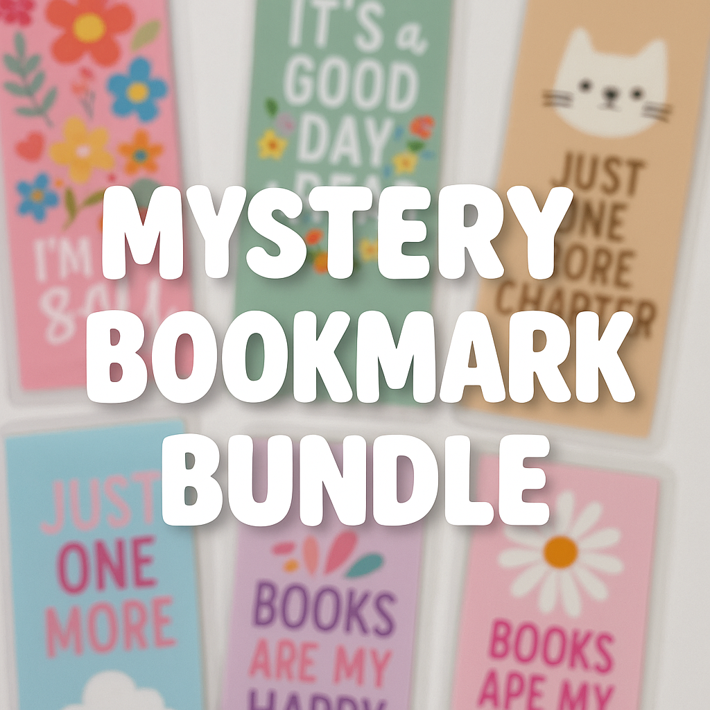 Mystery Bookmark Bundle surprise set of 3