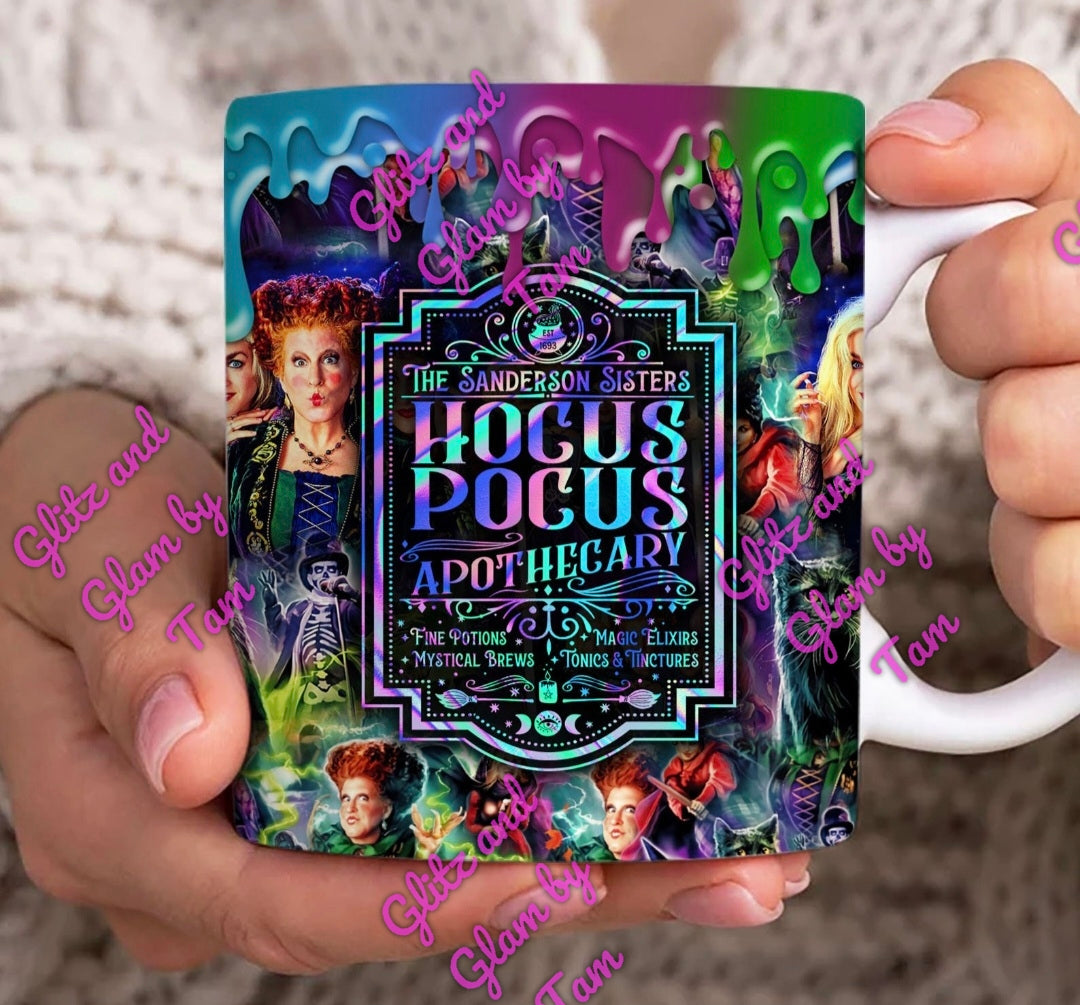 ✨ Hocus Pocus Sanderson Sisters Mug  11oz Halloween Witch Gift Coffee Cup Spooky