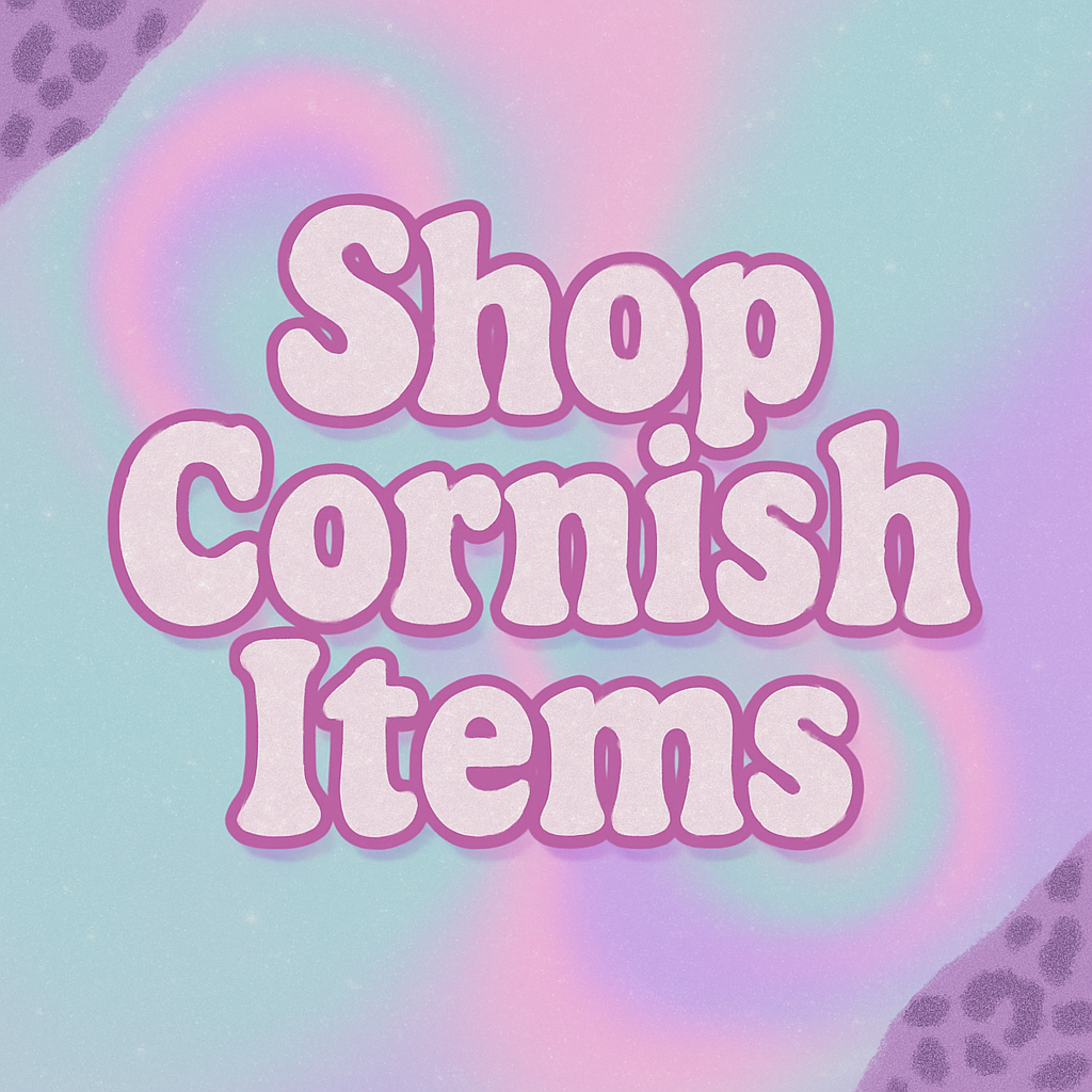 Cornish-themed mugs, keyrings, bookmarks and stickers – handmade gifts inspired by life in Cornwall from Glitz and Glam by Tam