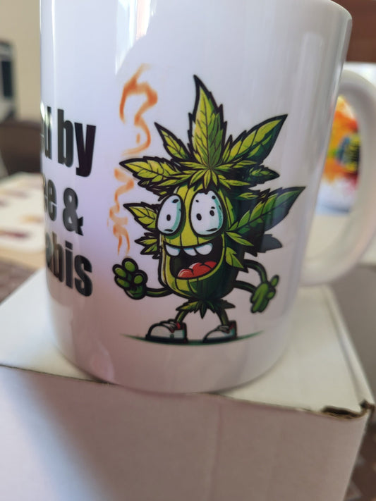 Funny weed cannabis smoker mug,Ceramic Novelty,Mug,Funny Gift.Coffee, Tea, cup. Birthday gift.Christmas gift, toker gift smoker gift.