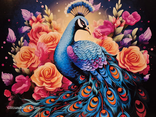 PEACOCK BIRD A4 PRINT POSTER PICTURE  WALL ART HOME DECOR UNFRAMED NEW GIFT 