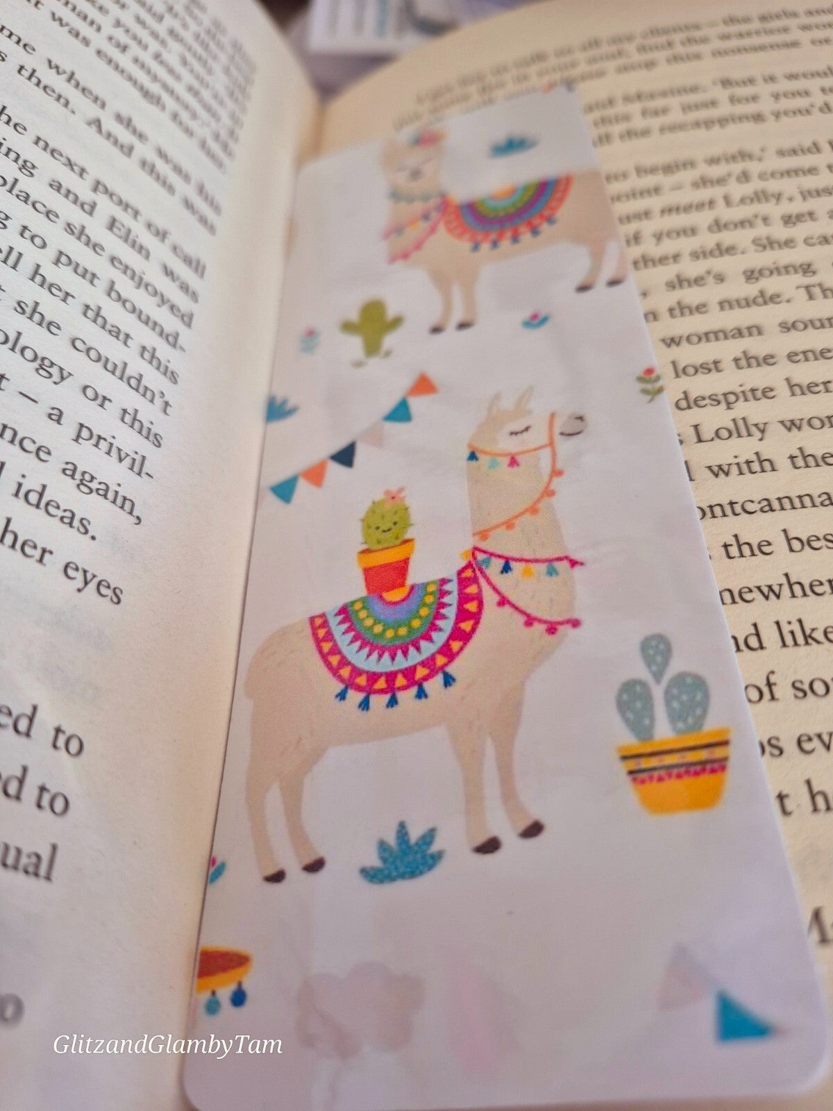 Lama bookmark , Book lover gift , cute book mark , birthday valentine christmas