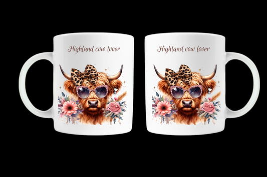 Highland cow lover Coffee cup Birthday gift for her