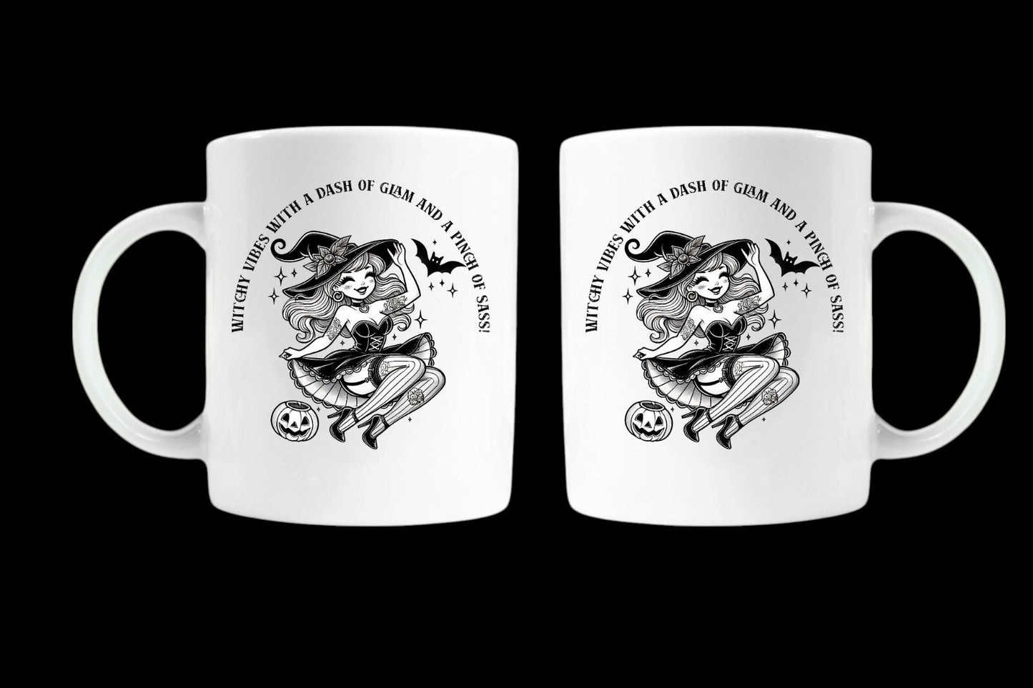funny novelty witch mug birthday adult gift witchy vibes coffee cup