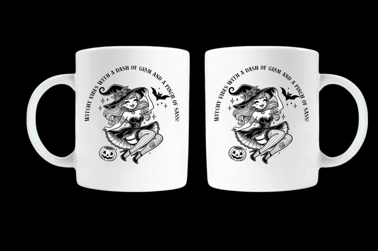 funny novelty witch mug birthday adult gift witchy vibes coffee cup