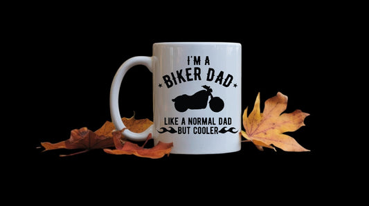 I'm a biker Dad quoted mug Motorcycle Mug Cup Coffee cup