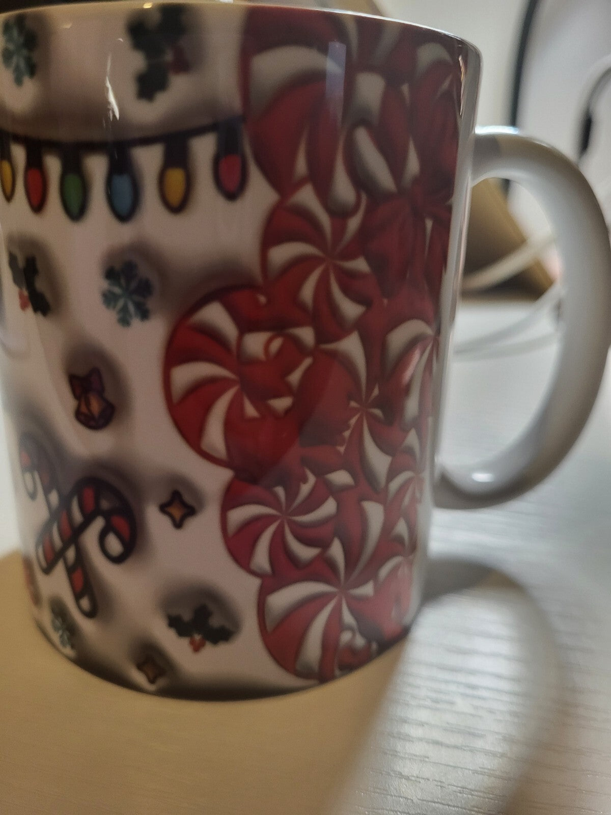Candy Cane Christmas Mug | Festive Holiday Gift | Coffee Cup for Christmas Lovers | Holiday Drinkware