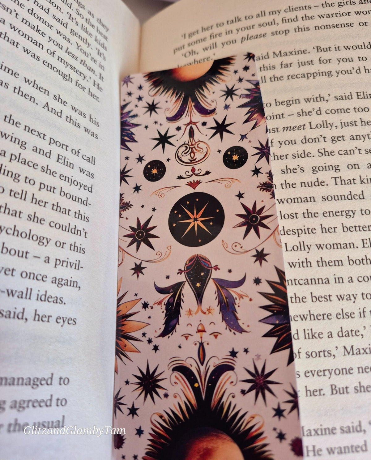 Celestial Bookmark: Witchy Gothic Style, Astrology Book Accessories. Perfect Gift for Book Lovers!