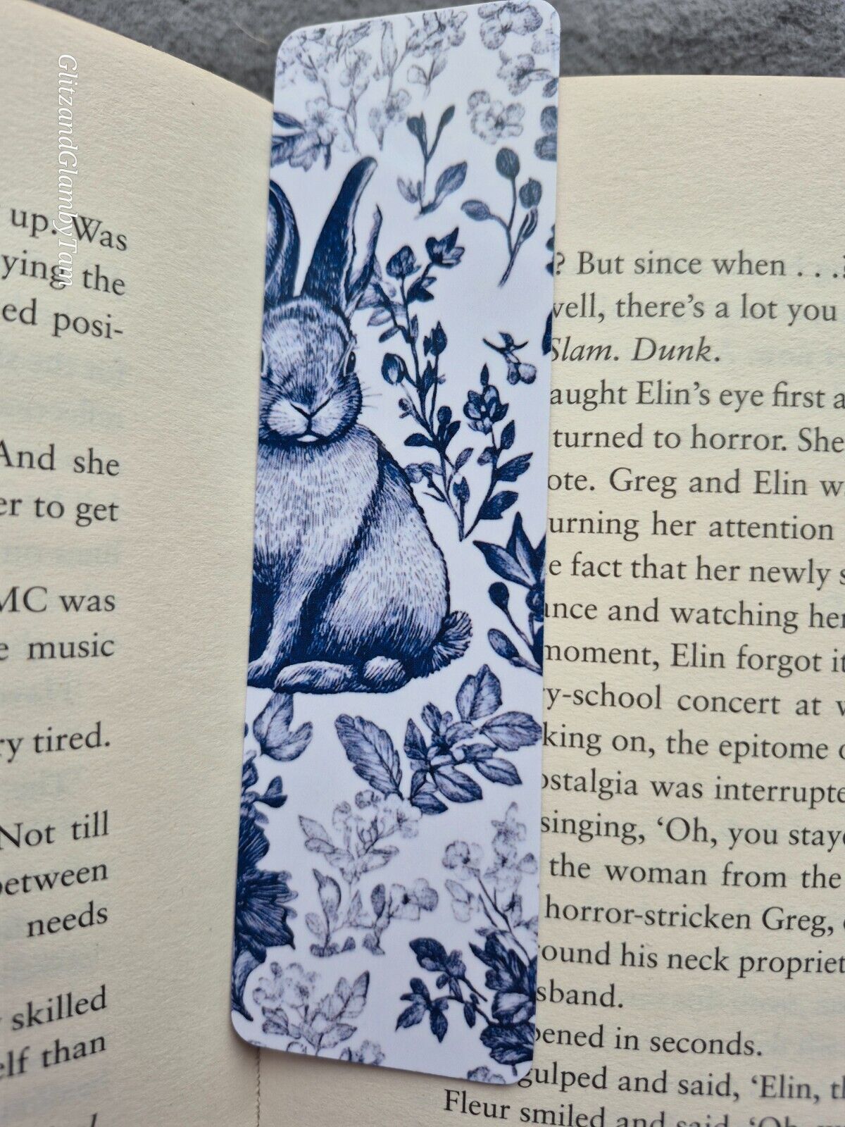 Rabbit Bookmark , Book lover gift , cute book mark , birthday valentine giftt