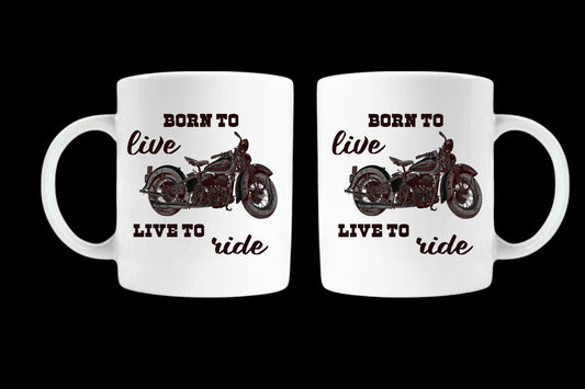 Biker gift mug birthday adult gift christmas gift coffee cup