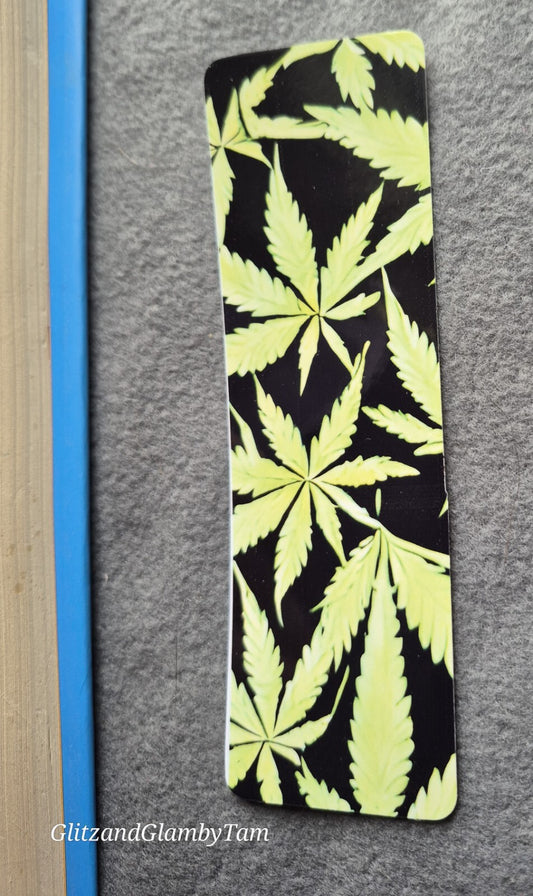 Cannabis Bookmark , Book lover gift , cute book mark , birthday valentine gift