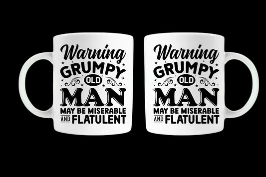 funny novelty grumpy old man gift mug birthday adult gift christmas retirement