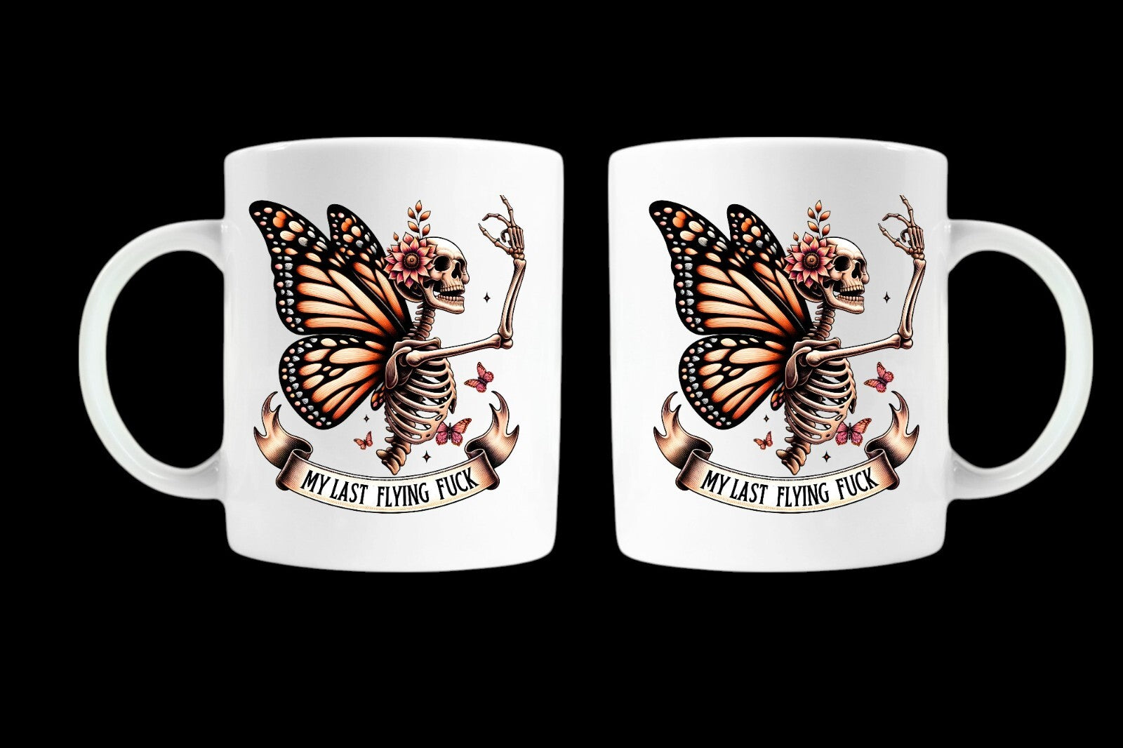 funny novelty sweary mug birthday adult gift my last flying f*ck