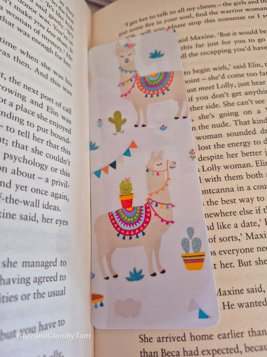 Lama bookmark , Book lover gift , cute book mark , birthday valentine christmas