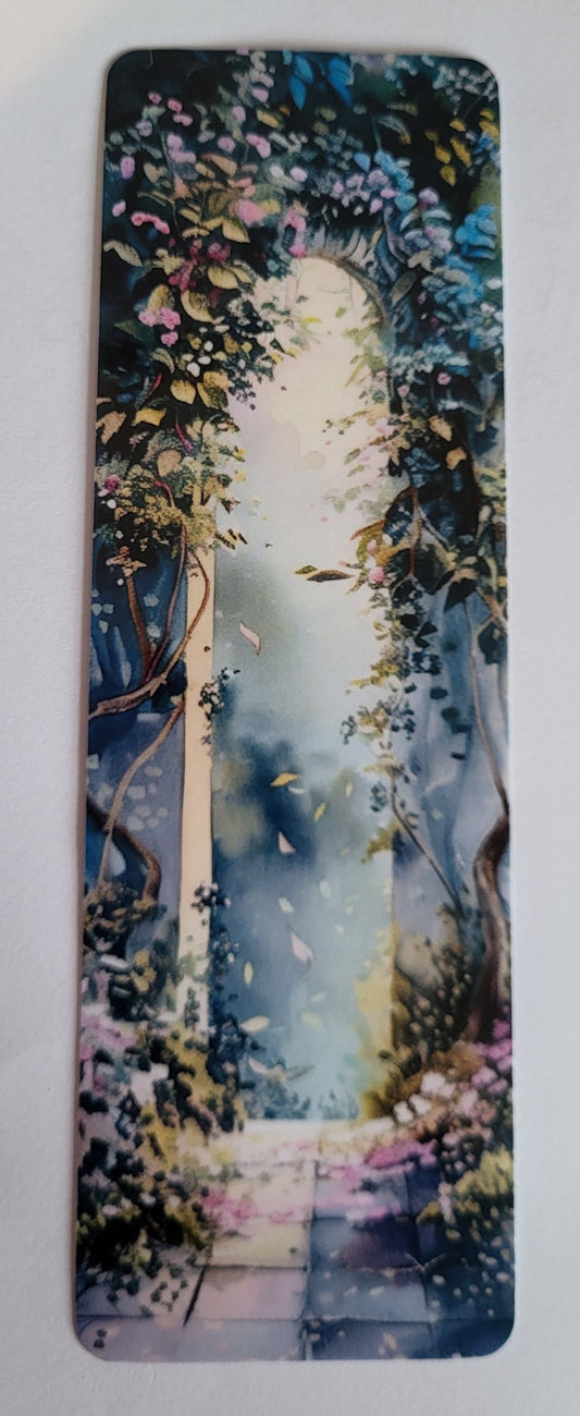 Set if THREE floral printed bookmark laminated , pretty bookmark , small gift , book lover gift