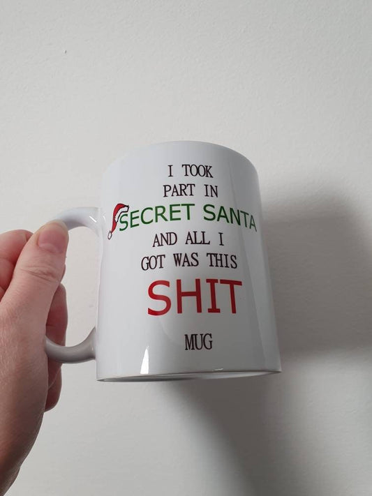 Funny secret santa mug | Novelty Christmas Gift | Funny Secret Santa Gift | Secret Santa