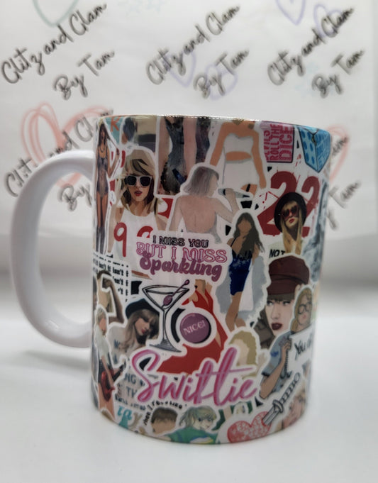 Taylor Swift inspired mug , Swifty Fan gift , swifty fan , eras tour , Swiftie