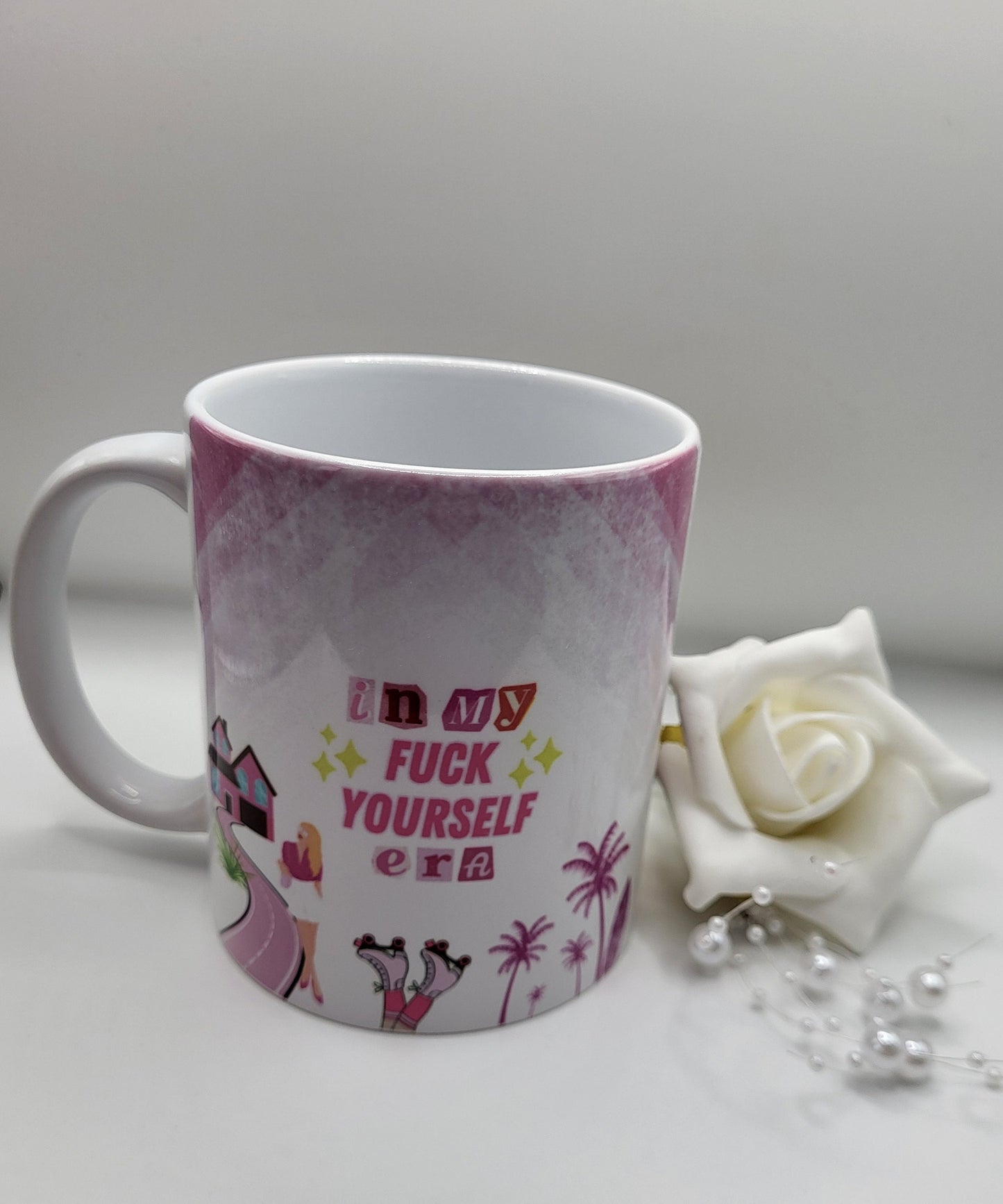 Sweary quoted Mug " in my f*ck yourself era " | sweary | joke gift | secret Santa | funny gift | rude mug |Christmas gift | gift for her