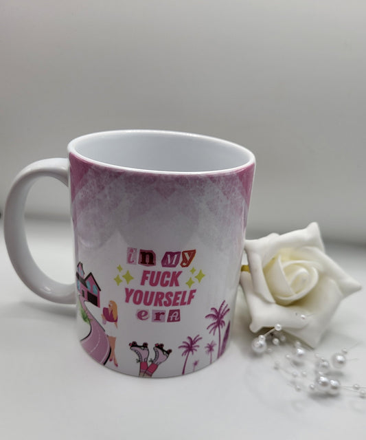 Sweary quoted Mug " in my f*ck yourself era " | sweary | joke gift | secret Santa | funny gift | rude mug |Christmas gift | gift for her