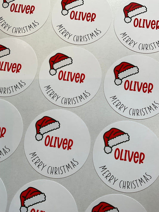 Santa stickers , labels , special delivery,  Christmas labels , present  labels, scrapbooking, personalised stickers , christmas , gift tags