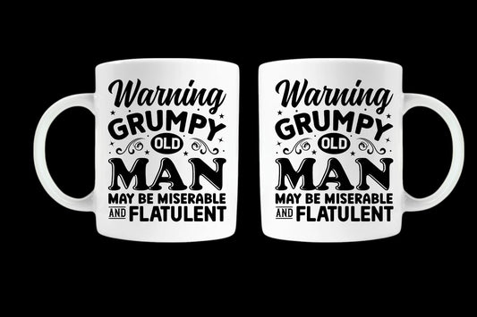 Grumpy Old Man Mug | Fathers Day Gift | Birthday gift for him | Funny Gift