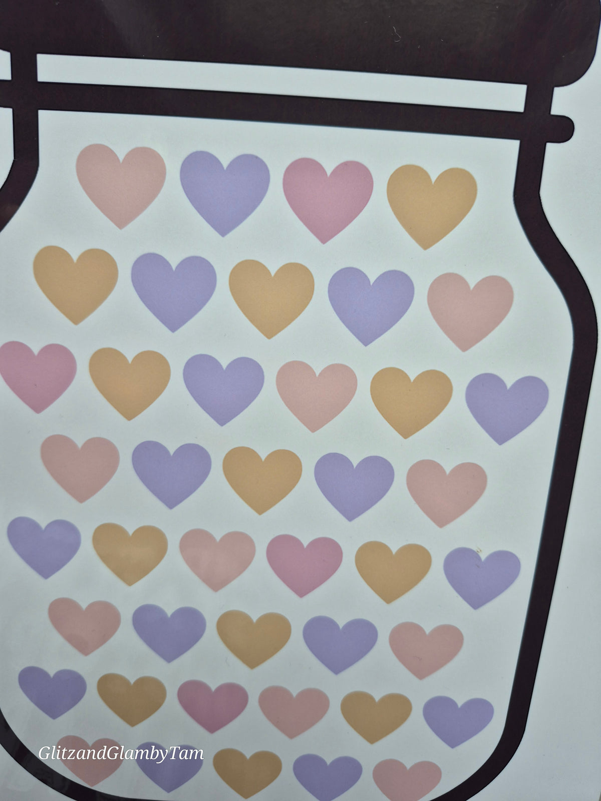 pastel hearts