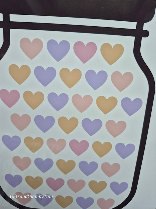 pastel hearts
