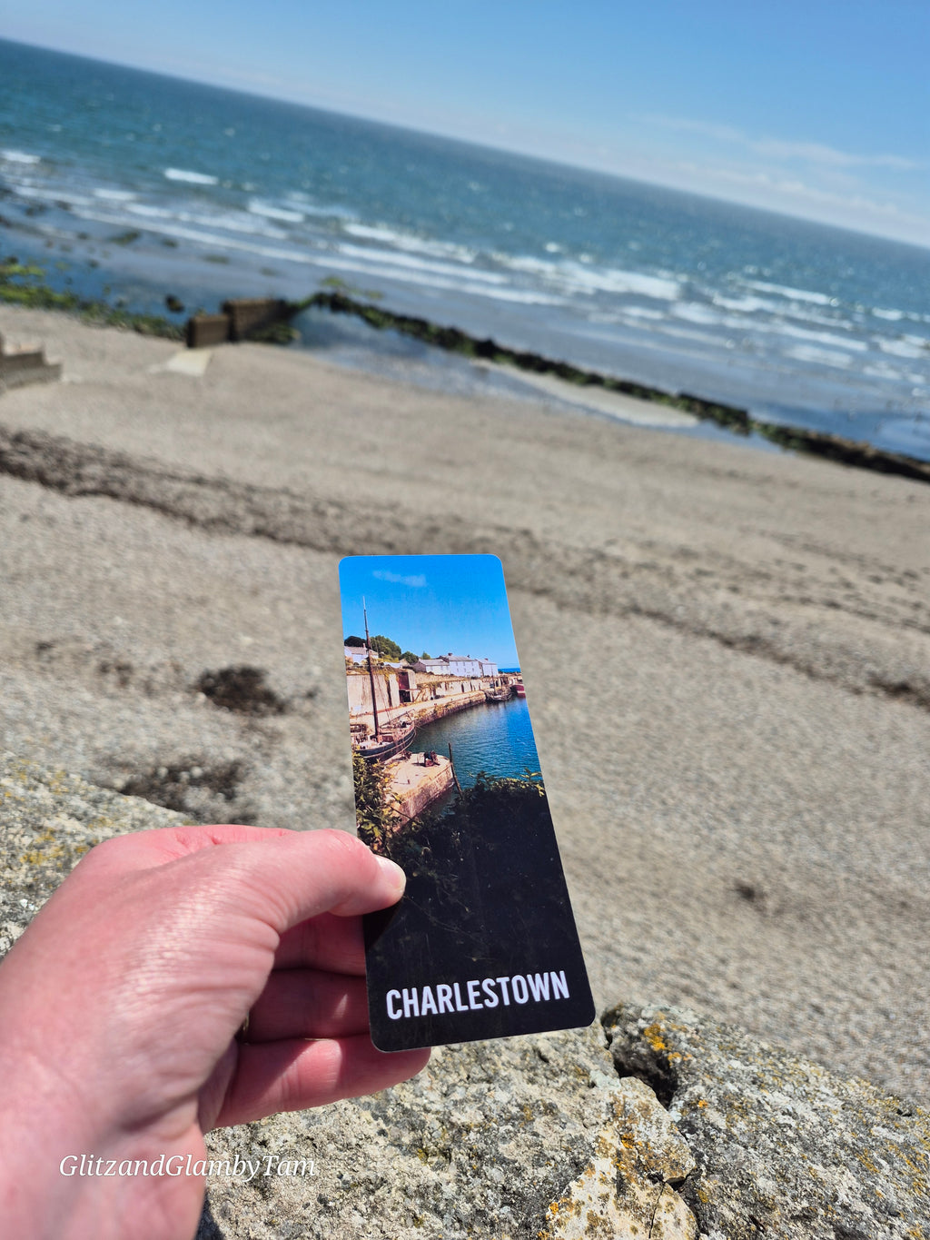 Charlestown Cornwall Bookmark – Coastal Bookish Gift | Cornish Reading Accessory