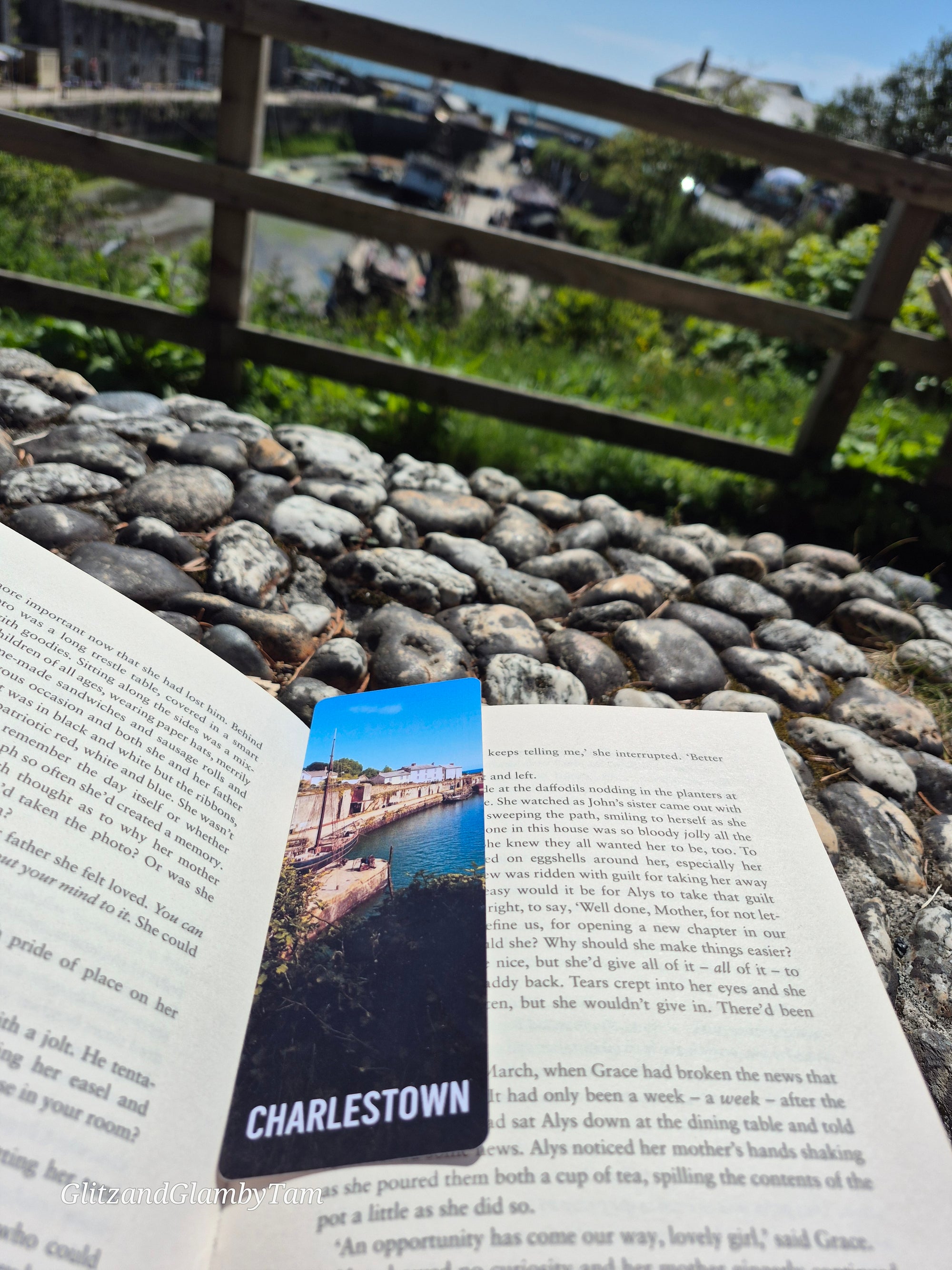 Charlestown Cornwall Bookmark – Coastal Bookish Gift | Cornish Reading Accessory